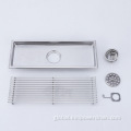 Custom Stainless Steel Floor Drains 30CM bathroom channel shower floor drain strainer Supplier